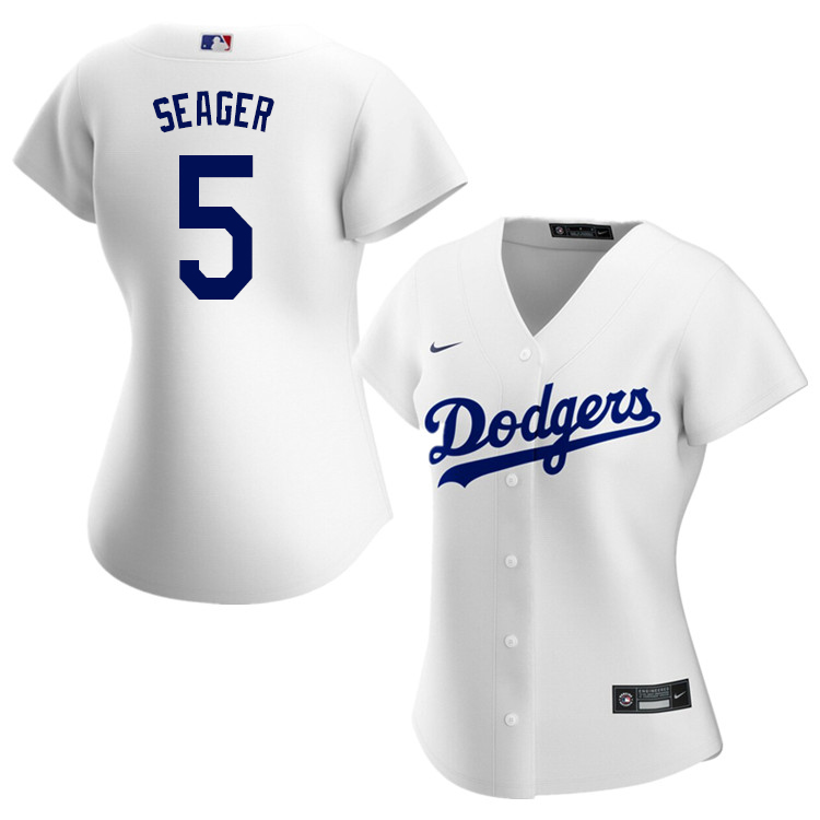 Nike Women #5 Corey Seager Los Angeles Dodgers Baseball Jerseys Sale-White